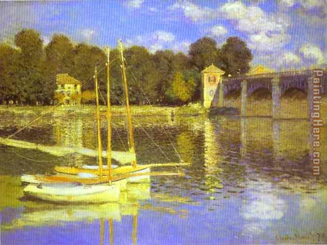 Claude Monet The Bridge at Argenteuil